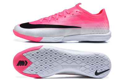 Nike Air Zoom Mercurial Vapor 17 Elite TF Artificial Turf Soccer Shoes - Pink/Hyper Pink/Metallic Silver