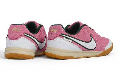 Nike Tiempo Legend SE IC Indoor & Futsal Soccer Shoes - Pink/Berry Pink/Forest Green