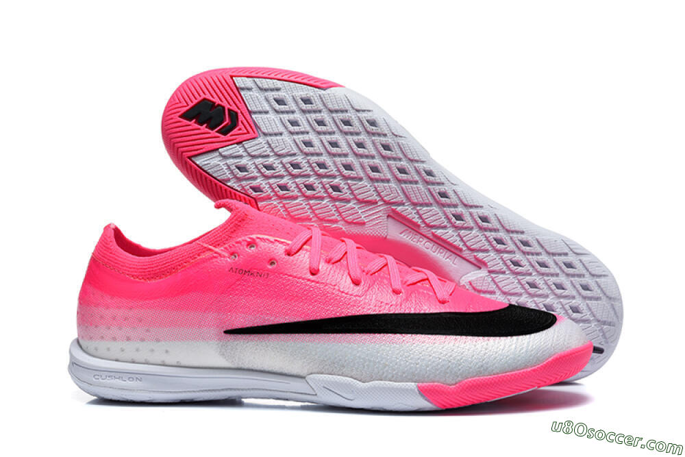 Nike Air Zoom Mercurial Vapor 17 Elite IC Indoor & Futsal Soccer Shoes - Pink/Hyper Pink/Metallic Silver 1