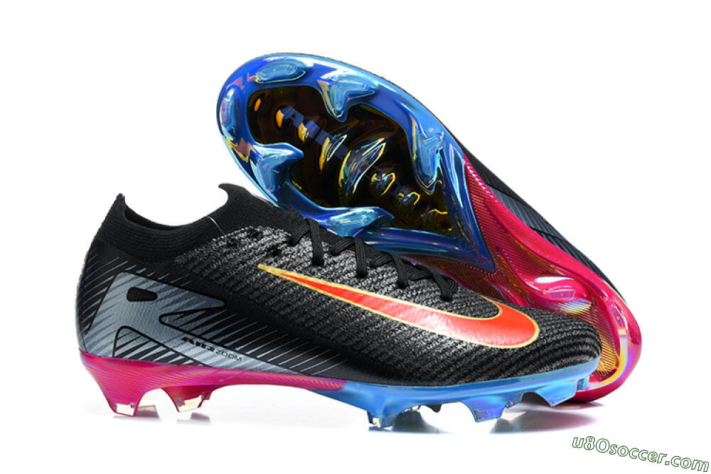 Nike Air Zoom Mercurial Vapor 16 Elite FG Firm Ground Soccer Cleats - Black/Black/Multicolor 1