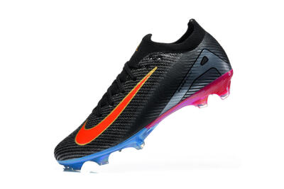 Nike Air Zoom Mercurial Vapor 16 Elite FG Firm Ground Soccer Cleats - Black/Black/Multicolor