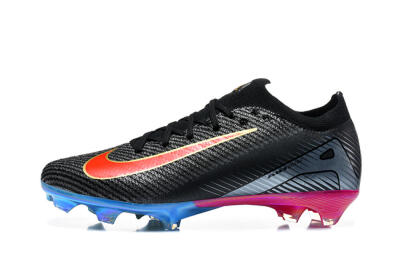 Nike Air Zoom Mercurial Vapor 16 Elite FG Firm Ground Soccer Cleats - Black/Black/Multicolor