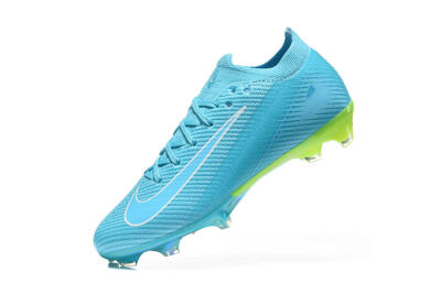 Nike Air Zoom Mercurial Vapor 16 Elite FG Firm Ground Soccer Cleats - Blue/Baltic Blue/Lime Blast