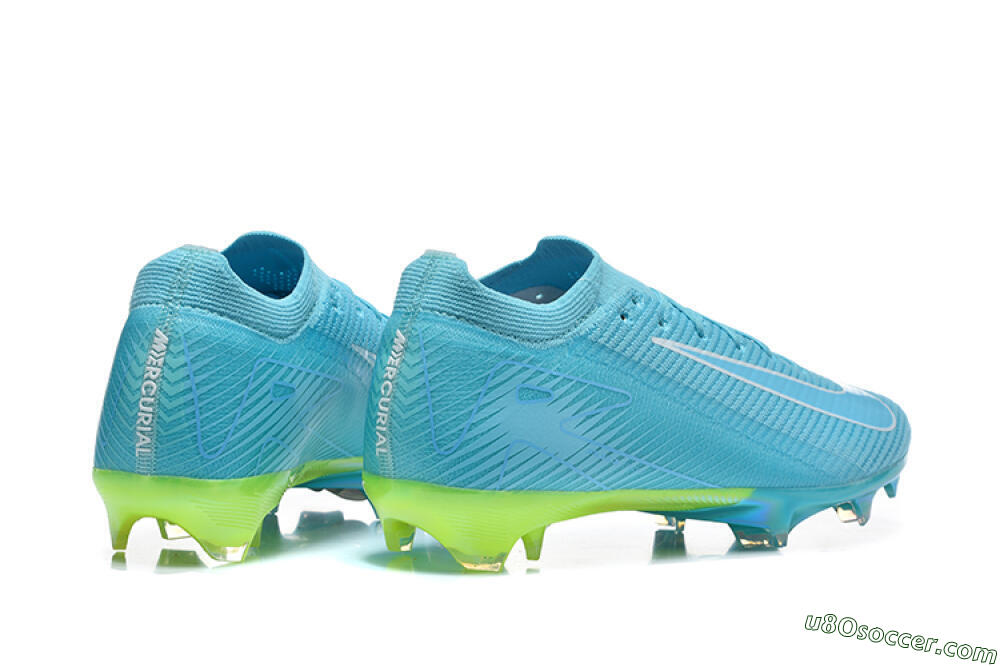 Nike Air Zoom Mercurial Vapor 16 Elite FG Firm Ground Soccer Cleats - Blue/Baltic Blue/Lime Blast 9