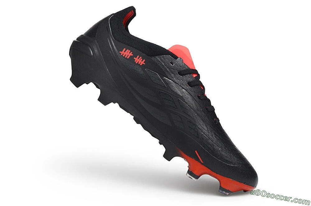 Adidas Predator 26 Elite 1994 FG Firm Ground Soccer Cleats - Black/Core Black/Solar Red 5