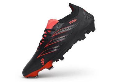Adidas Predator 26 Elite 1994 FG Firm Ground Soccer Cleats - Black/Core Black/Solar Red