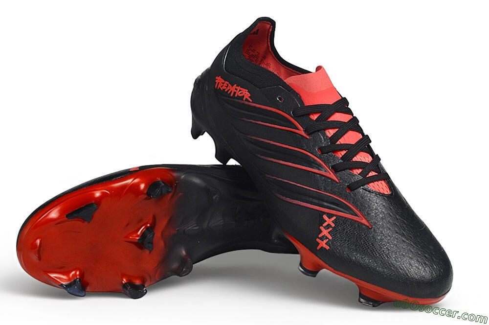 Adidas Predator 26 Elite 1994 FG Firm Ground Soccer Cleats - Black/Core Black/Solar Red 4
