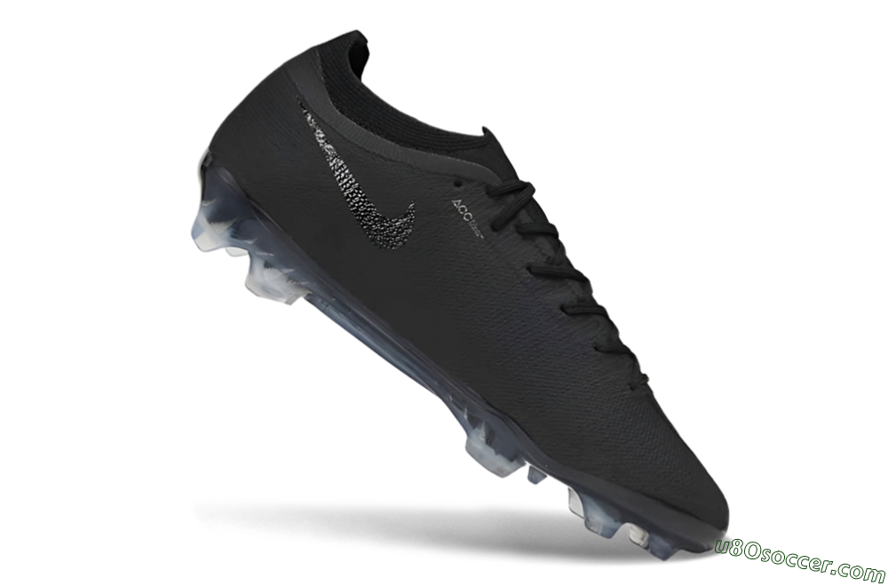 Nike Air Zoom Mercurial Vapor 17 Elite FG Firm Ground Soccer Cleats - Black/Triple Black/Matte Black 4