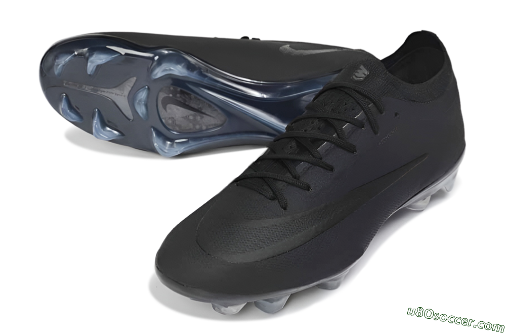 Nike Air Zoom Mercurial Vapor 17 Elite FG Firm Ground Soccer Cleats - Black/Triple Black/Matte Black 3