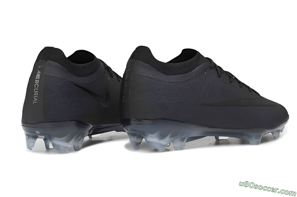 Nike Air Zoom Mercurial Vapor 17 Elite FG Firm Ground Soccer Cleats - Black/Triple Black/Matte Black 6