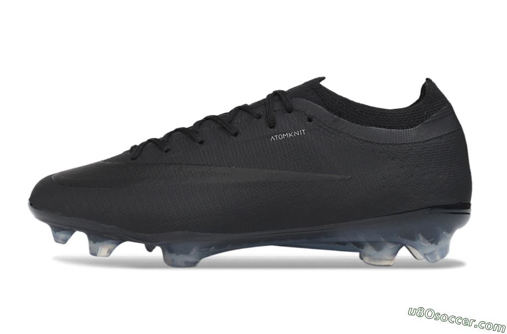 Nike Air Zoom Mercurial Vapor 17 Elite FG Firm Ground Soccer Cleats - Black/Triple Black/Matte Black 2