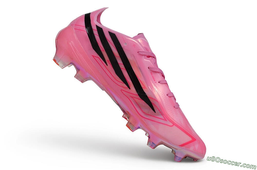 Adidas F50 Hyperfast Elite FG Firm Ground Soccer Cleats - Pink/Lucid Pink/Core Black 5
