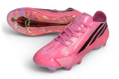 Adidas F50 Hyperfast Elite FG Firm Ground Soccer Cleats - Pink/Lucid Pink/Core Black