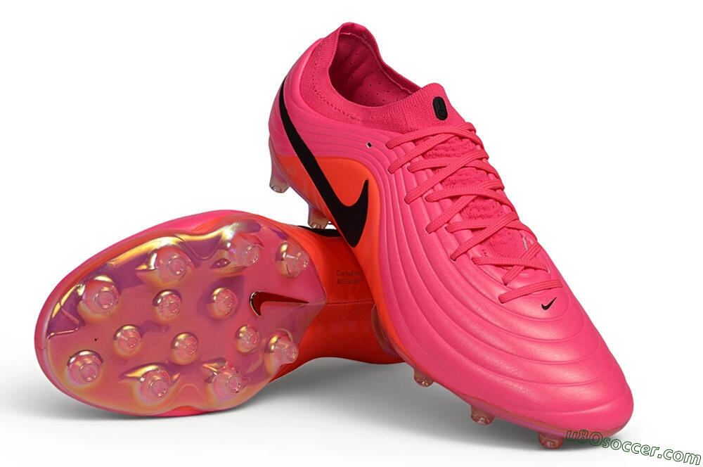 Nike Tiempo Legend 11 Elite AG Artificial Grass Soccer Cleats - Pink/Hyper Pink/Sunset Glow 4