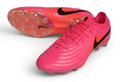 Nike Tiempo Legend 11 Elite AG Artificial Grass Soccer Cleats - Pink/Hyper Pink/Sunset Glow