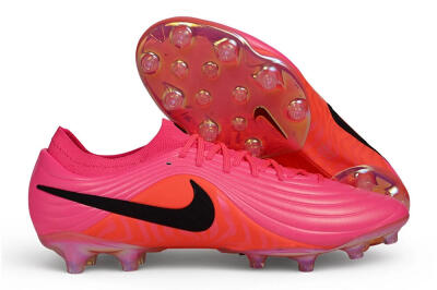 Nike Tiempo Legend 11 Elite AG Artificial Grass Soccer Cleats - Pink/Hyper Pink/Sunset Glow