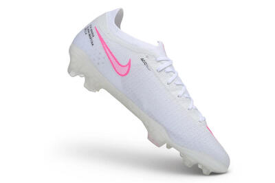 CR7 x Nike Air Zoom Mercurial Vapor 17 Elite FG Firm Ground Soccer Cleats - White/White/Pink Blast