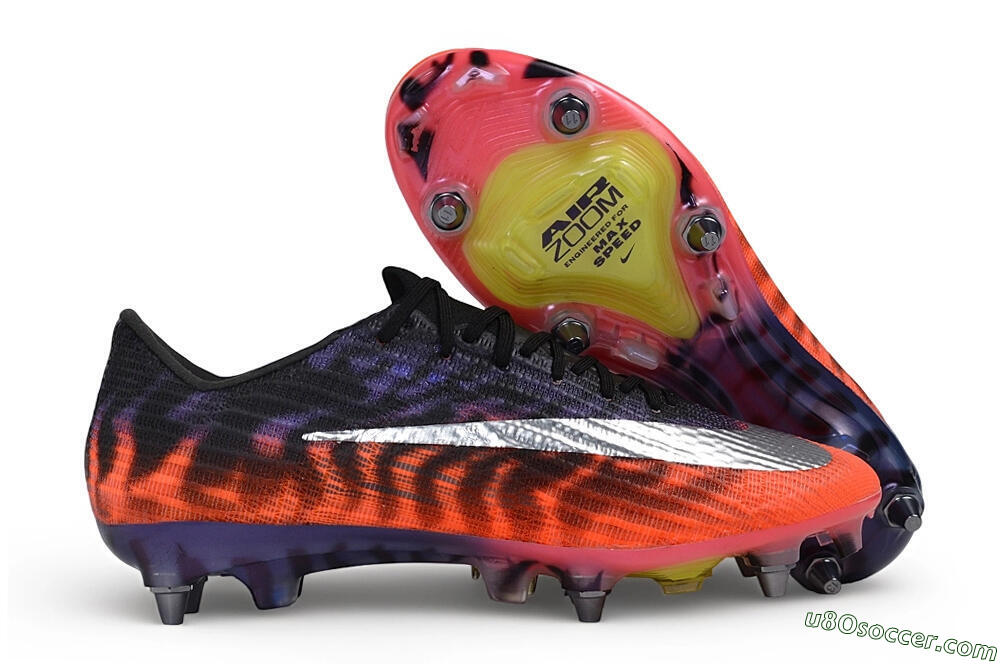 Nike Air Zoom Mercurial Superfly 11 Elite SG Soft Ground Soccer Cleats - Black/Sunset Glow/Midnight Purple 1