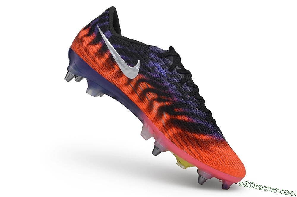 Nike Air Zoom Mercurial Superfly 11 Elite SG Soft Ground Soccer Cleats - Black/Sunset Glow/Midnight Purple 4