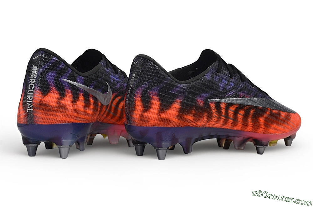 Nike Air Zoom Mercurial Superfly 11 Elite SG Soft Ground Soccer Cleats - Black/Sunset Glow/Midnight Purple 6