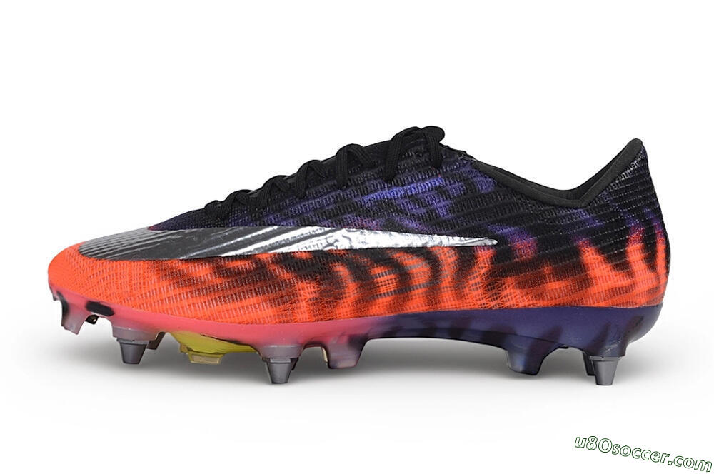 Nike Air Zoom Mercurial Superfly 11 Elite SG Soft Ground Soccer Cleats - Black/Sunset Glow/Midnight Purple 2