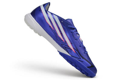 Adidas F50 Hyperfast League TF Artificial Turf Soccer Shoes - Blue/Royal Blue/Lucid Pink