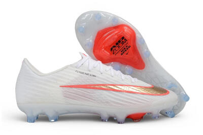Nike Air Zoom Mercurial Superfly 11 Elite AG Artificial Grass Soccer Cleats - White/Metallic Gold/Bright Crimson