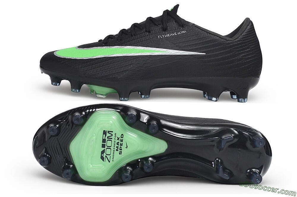 Nike Air Zoom Mercurial Superfly 11 Elite FG Firm Ground Soccer Cleats - Black/Black/Electric Green 0