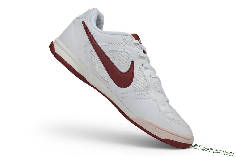 Supreme x Nike SB Gato IC Indoor & Futsal Soccer Shoes - White/White/Team Red 4