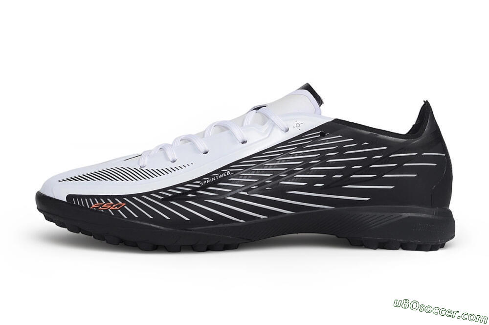 Adidas F50 Pro TF Artificial Turf Soccer Shoes - White/Core Black/Cloud White 2