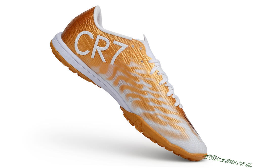 Nike Air Zoom Mercurial Superfly 11 Elite TF Artificial Turf Soccer Shoes - Gold/Metallic Gold/White 4