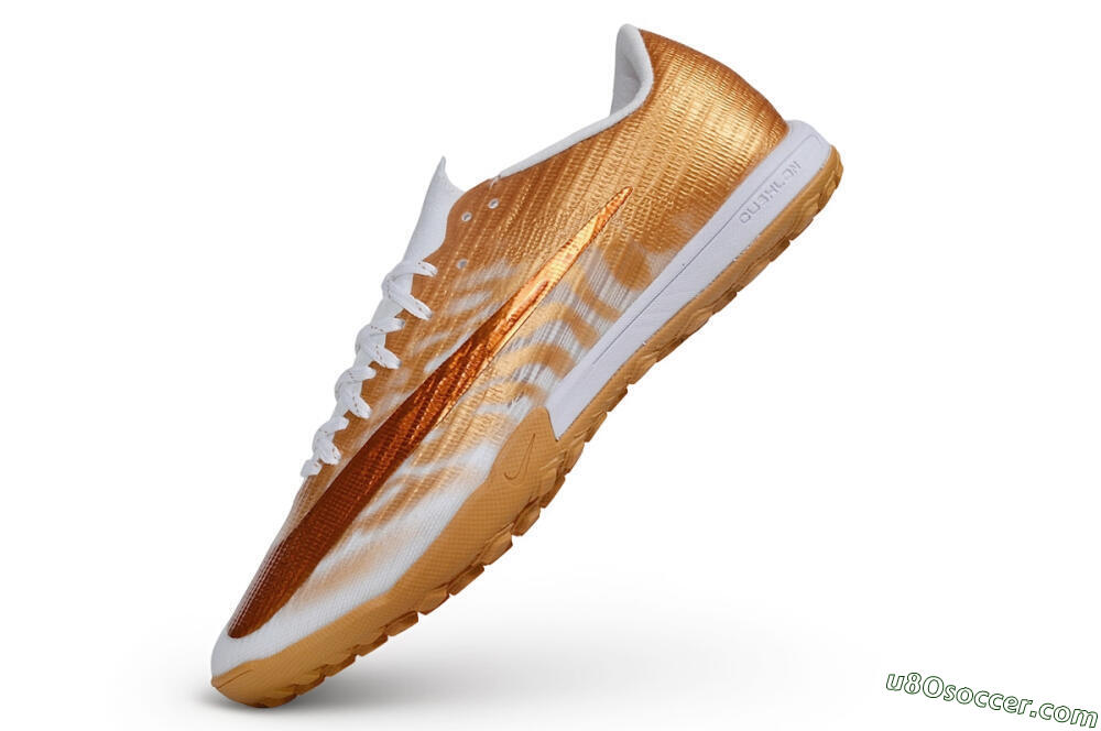 Nike Air Zoom Mercurial Superfly 11 Elite TF Artificial Turf Soccer Shoes - Gold/Metallic Gold/White 5