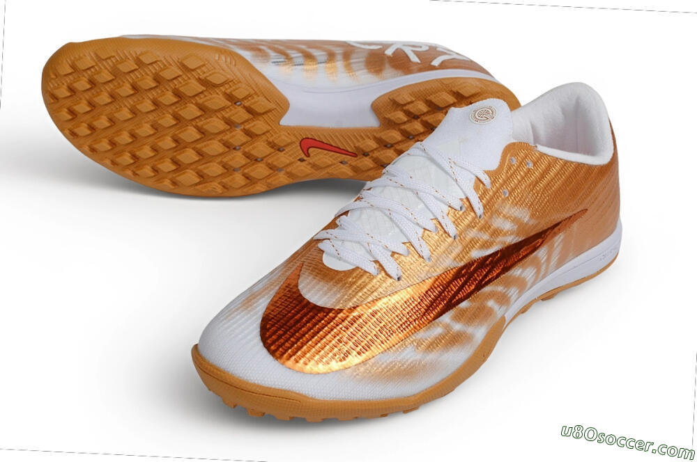 Nike Air Zoom Mercurial Superfly 11 Elite TF Artificial Turf Soccer Shoes - Gold/Metallic Gold/White 3