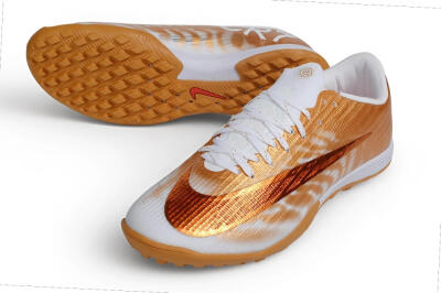 Nike Air Zoom Mercurial Superfly 11 Elite TF Artificial Turf Soccer Shoes - Gold/Metallic Gold/White