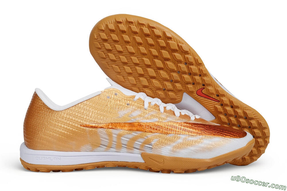 Nike Air Zoom Mercurial Superfly 11 Elite TF Artificial Turf Soccer Shoes - Gold/Metallic Gold/White 1