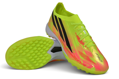 Adidas F50 Hyperfast Elite TF Artificial Turf Soccer Shoes - Yellow/Solar Yellow/Lucid Pink