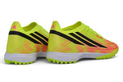 Adidas F50 Hyperfast Elite TF Artificial Turf Soccer Shoes - Yellow/Solar Yellow/Lucid Pink
