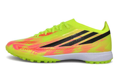 Adidas F50 Hyperfast Elite TF Artificial Turf Soccer Shoes - Yellow/Solar Yellow/Lucid Pink