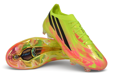 Adidas F50 Hyperfast Elite FG Firm Ground Soccer Cleats - Yellow/Solar Yellow/Lucid Pink