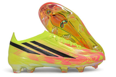Adidas F50 Hyperfast Elite FG Firm Ground Soccer Cleats - Yellow/Solar Yellow/Lucid Pink