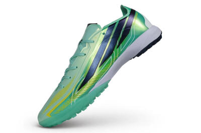 Adidas F50 Hyperfast Pro TF Artificial Turf Soccer Shoes - Green/Mint/Navy