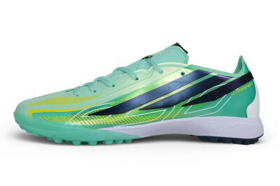 Adidas F50 Hyperfast Pro TF Artificial Turf Soccer Shoes - Green/Mint/Navy