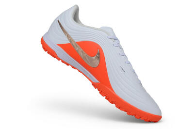 Nike Tiempo Legend 11 Elite TF Artificial Turf Soccer Shoes - White/White/Bright Crimson/Metallic Copper