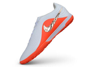 Nike Tiempo Legend 11 Elite TF Artificial Turf Soccer Shoes - White/White/Bright Crimson/Metallic Copper