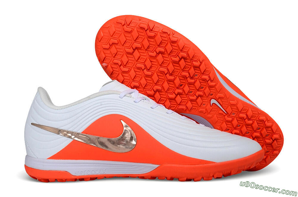 Nike Tiempo Legend 11 Elite TF Artificial Turf Soccer Shoes - White/White/Bright Crimson/Metallic Copper 1