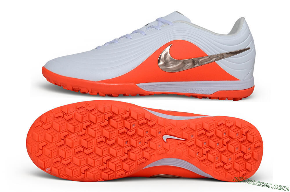 Nike Tiempo Legend 11 Elite TF Artificial Turf Soccer Shoes - White/White/Bright Crimson/Metallic Copper 0