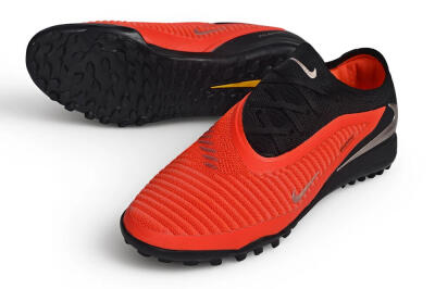 Nike Phantom 6 Elite Low TF Artificial Turf Soccer Shoes - Red/Bright Crimson/Black