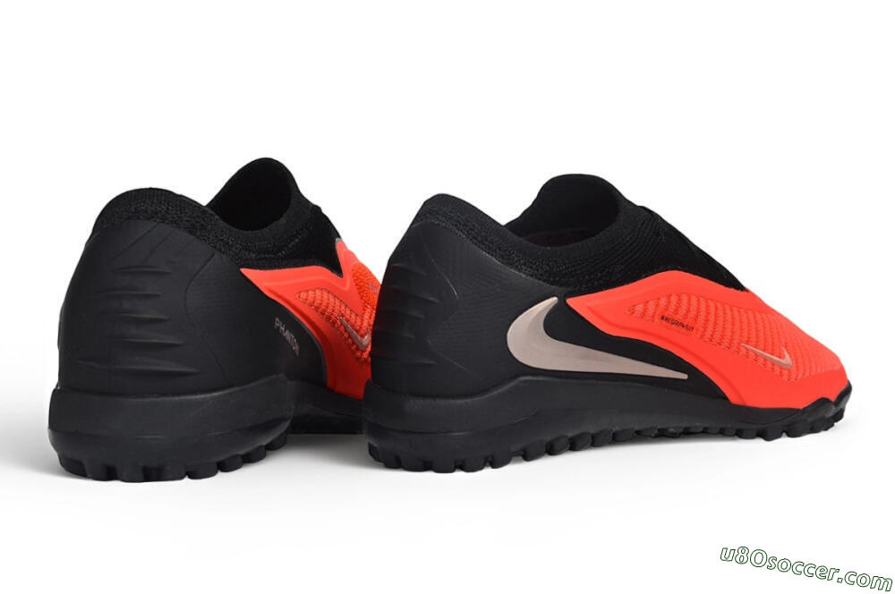 Nike Phantom 6 Elite Low TF Artificial Turf Soccer Shoes - Red/Bright Crimson/Black 6