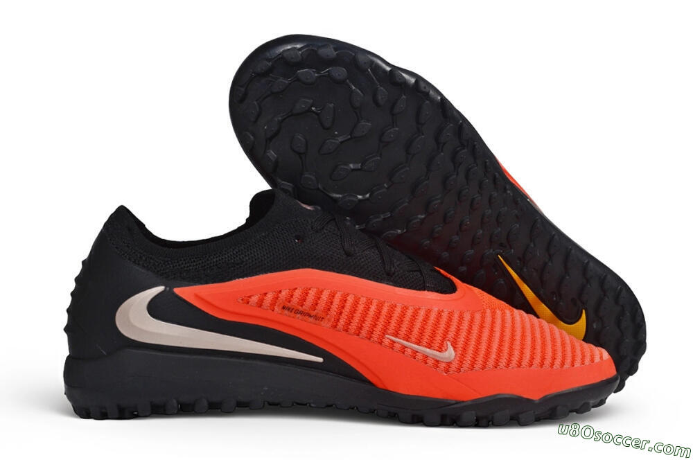 Nike Phantom 6 Elite Low TF Artificial Turf Soccer Shoes - Red/Bright Crimson/Black 1
