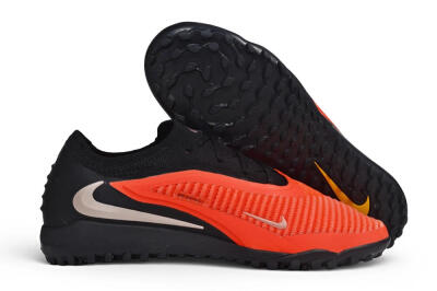 Nike Phantom 6 Elite Low TF Artificial Turf Soccer Shoes - Red/Bright Crimson/Black